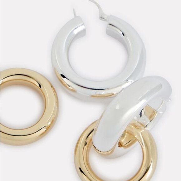 Penelope Double Hoop Earrings : Argento Vivo - Picture 8 of 8